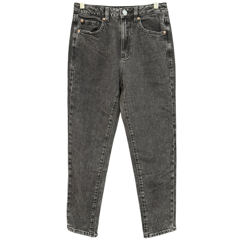 Garage Denim Mom Jeans Black Gray High Rise Tapered Women’s Size 3 / 26